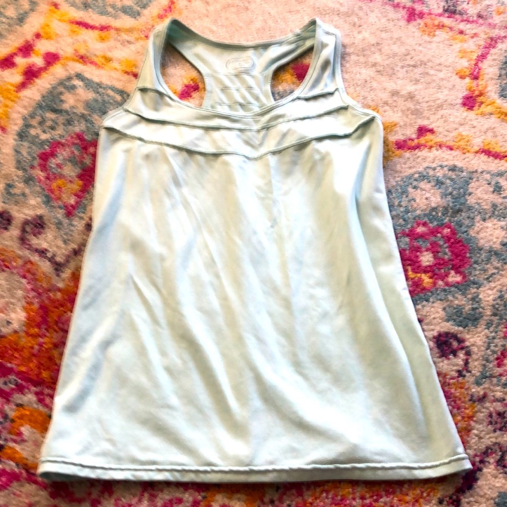Oiselle Gwen tank top, Mint color lux M
